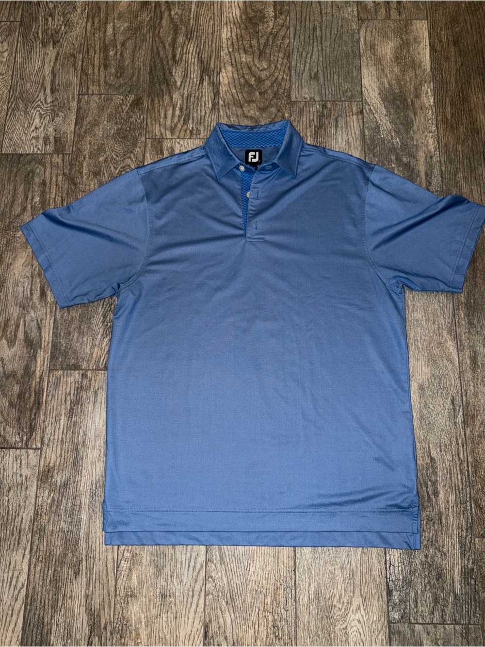 FootJoy FJ Blue Performance Golf Polo Shirt Men’s Medium